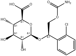 (R)-Carisbamate β-D-O-Glucuronide 结构式