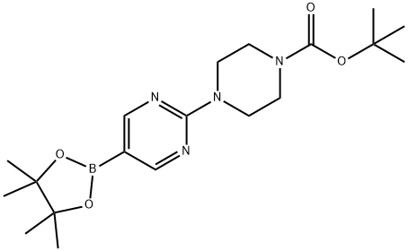 4-(5-(4,4,5,5-テトラメチル-1,3,2-ジオキサボロラン-2-イル)ピリミジン-2-イル)ピペラジン-1-カルボン酸TERT-ブチル price.