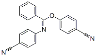 4-cyanophenyl N-(4-cyanophenyl)benzenecarboximidate 结构式