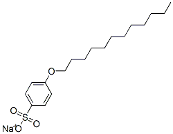 sodium 4-(dodecyloxy)benzenesulphonate  Structure