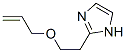 1H-Imidazole,  2-[2-(2-propen-1-yloxy)ethyl]- 化学構造式