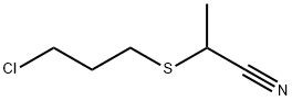 2-[(3-CHLOROPROPYL)SULFANYL]PROPANENITRILE Struktur