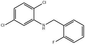 2,5-Dichloro-N-(2-fluorobenzyl)aniline, 97% Struktur