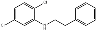 2,5-Dichloro-N-phenethylaniline Struktur