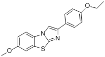 2-(4-ETHOXYPHENYL)-7-METHOXYIMIDAZO[2,1-B]BENZOTHIAZOLE Structure
