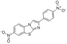 7-NITRO-2-(4-NITROPHENYL)IMIDAZO[2,1-B]BENZOTHIAZOLE Structure