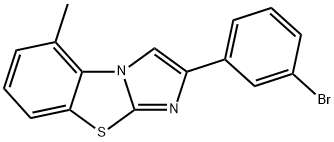 2-(3-BROMOPHENYL)-5-METHYLIMIDAZO[2,1-B]BENZOTHIAZOLE Structure