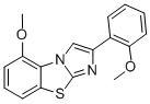 5-METHOXY-2-(2-METHOXYPHENYL)IMIDAZO[2,1-B]BENZOTHIAZOLE Structure