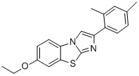 2-(2,4-DIMETHYLPHENYL)-7-ETHOXYIMIDAZO[2,1-B]BENZOTHIAZOLE Structure