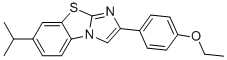 2-(4-ETHOXYPHENYL)-7-(1-METHYLETHYL)IMIDAZO[2,1-B]BENZOTHIAZOLE Struktur