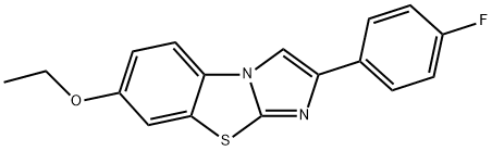 7-ETHOXY-2-(4-FLUOROPHENYL)IMIDAZO[2,1-B]BENZOTHIAZOLE Structure