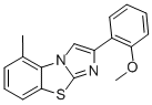 2-(2-METHOXYPHENYL)-5-METHYLIMIDAZO[2,1-B]BENZOTHIAZOLE,940399-56-4,结构式