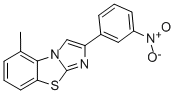 5-METHYL-2-(3-NITROPHENYL)IMIDAZO[2,1-B]BENZOTHIAZOLE Structure