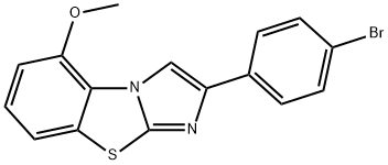 2-(4-BROMOPHENYL)-5-METHOXYIMIDAZO[2,1-B]BENZOTHIAZOLE,940399-87-1,结构式