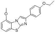 2-(4-ETHOXYPHENYL)-5-METHOXYIMIDAZO[2,1-B]BENZOTHIAZOLE Structure