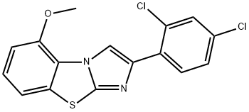 2-(2,4-DICHLOROPHENYL)-5-METHOXYIMIDAZO[2,1-B]BENZOTHIAZOLE Structure