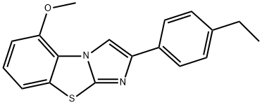 2-(4-ETHYLPHENYL)-5-METHOXYIMIDAZO[2,1-B]BENZOTHIAZOLE Structure