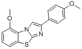 5-METHOXY-2-(4-METHOXYPHENYL)IMIDAZO[2,1-B]BENZOTHIAZOLE Struktur