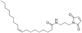 (Z)-N-[3-(2,5-dihydro-2,5-dioxo-1H-pyrrol-1-yl)propyl]-9-octadecenamide Struktur