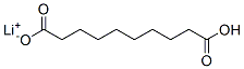 lithium hydrogen sebacate Structure