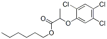 hexyl 2-(2,4,5-trichlorophenoxy)propionate 结构式