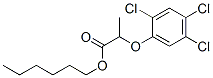 hexyl 2-(2,4,5-trichlorophenoxy)propionate Structure