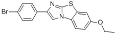 2-(4-BROMOPHENYL)-7-ETHOXYIMIDAZO[2,1-B]BENZOTHIAZOLE Structure