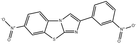 7-NITRO-2-(3-NITROPHENYL)IMIDAZO[2,1-B]BENZOTHIAZOLE Structure
