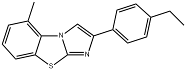 2-(4-ETHYLPHENYL)-5-METHYLIMIDAZO[2,1-B]BENZOTHIAZOLE Structure