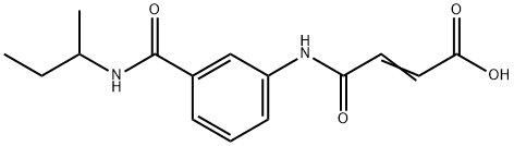 (E)-4-{3-[(SEC-BUTYLAMINO)CARBONYL]ANILINO}-4-OXO-2-BUTENOIC ACID,940498-87-3,结构式