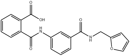 2-[(3-{[(2-FURYLMETHYL)AMINO]CARBONYL}ANILINO)-CARBONYL]벤조산