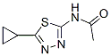 Acetamide,  N-(5-cyclopropyl-1,3,4-thiadiazol-2-yl)- 结构式