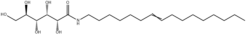 N-hexadec-7-en-1-yl-D-gluconamide 结构式