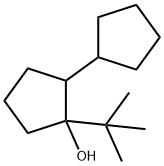 2-(1,1-dimethylethyl)[1,1'-bicyclopentyl]-2-ol 结构式