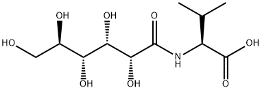 N-D-gluconoyl-L-valine Structure