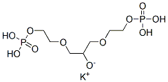 (2-hydroxypropane-1,3-diyl)bis(oxyethylene) bis(dihydrogen phosphate), potassium salt 结构式