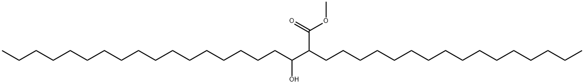 methyl 2-hexadecyl-3-hydroxyicosanoate,94071-23-5,结构式