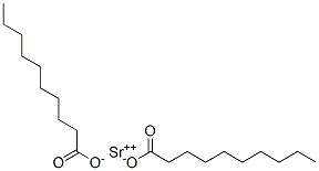 ビス(デカン酸)ストロンチウム 化学構造式