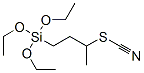 1-methyl-3-(triethoxysilyl)propyl thiocyanate Structure