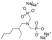 tetrasodium [[(2-ethylhexyl)imino]bis(methylene)]bisphosphonate Struktur