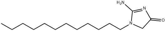 2-amino-1-dodecyl-1,5-dihydro-4H-imidazol-4-one Struktur