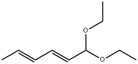 (E,E)-1,1-diethoxyhexa-2,4-diene 结构式