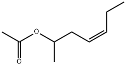 (Z)-1-methylhex-3-enyl acetate Struktur