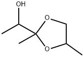 alpha-2,4-trimethyl-1,3-dioxolane-2-methanol Structure