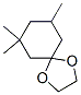 7,7,9-Trimethyl-1,4-dioxaspiro[4.5]decane Struktur