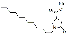 sodium 1-dodecyl-5-oxopyrrolidine-3-carboxylate,94108-38-0,结构式