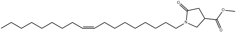 methyl (Z)-1-(octadec-9-enyl)-5-oxopyrrolidine-3-carboxylate Structure