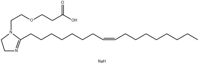 sodium (Z)-3-[2-[2-(heptadec-8-enyl)-4,5-dihydro-1H-imidazol-1-yl]ethoxy]propionate ,94108-69-7,结构式
