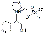 2-イミノ-α-フェニル-3-チアゾリジンエタノール・硫酸塩 化学構造式