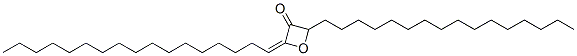 2-heptadecylidene-4-hexadecyloxetan-3-one Structure